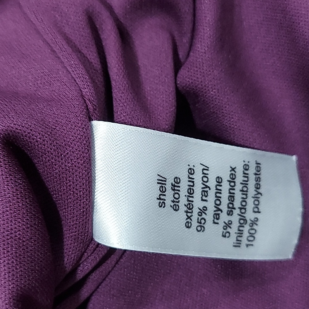 Studio y maurices one shoulder purple stretchy top - S - Picture 6 of 7